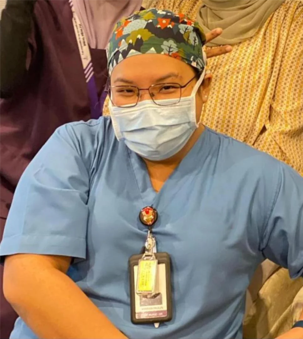 Stressed nurse Vanessa dealing with high cortisol levels